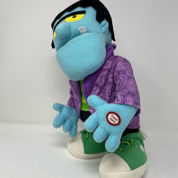 Hallmark Musical Monster Mash Singing Frankenstein Plush Stuffed Toy - Picture 5 of 6